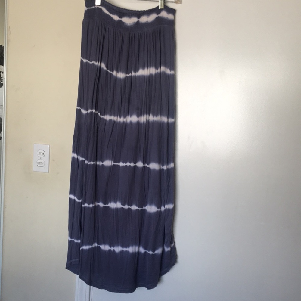 Tie dye maxi skirt